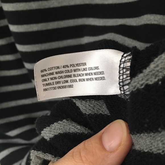 Gray and black stripe dress - Picture 3 of 5